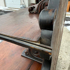 Antique French Burl Walnut Grouse Buffet Sideboard Hunter Grouse / Bird Motif
