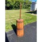 Antique Primitive Wooden Butter Churn Barrel Dash Churn Farmhouse Country Decor