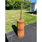 Antique Primitive Wooden Butter Churn Barrel Dash Churn Farmhouse Country Decor