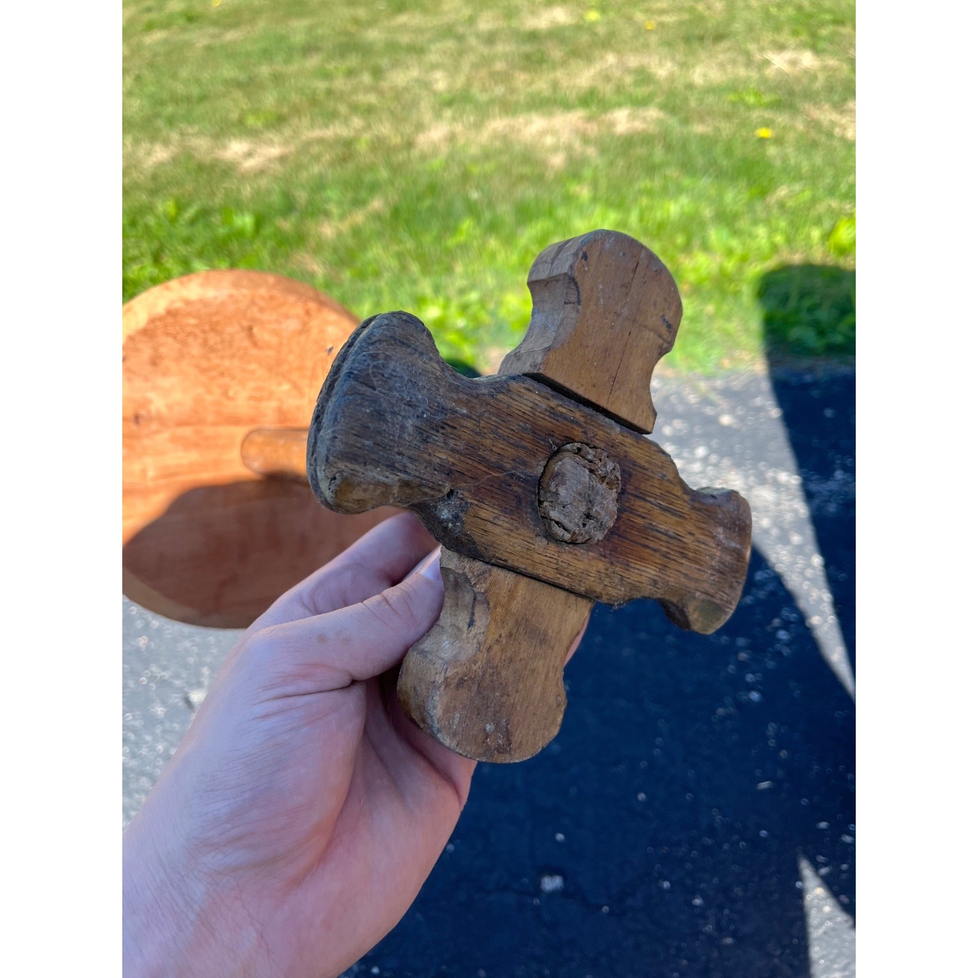 Antique Primitive Wooden Butter Churn Barrel Dash Churn Farmhouse Country Decor