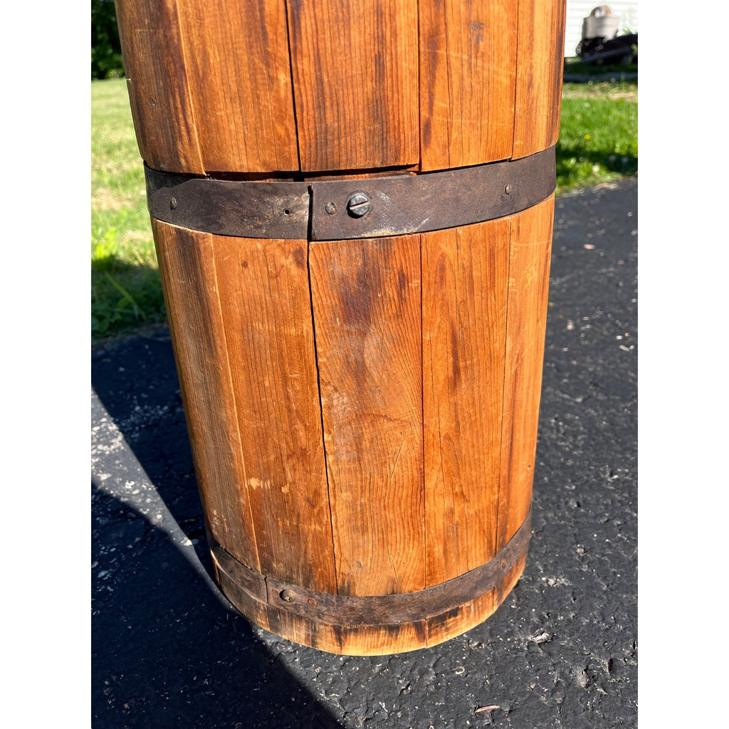 Antique Primitive Wooden Butter Churn Barrel Dash Churn Farmhouse Country Decor