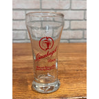 Vintage J. Leinenkugel Brewing Co. Mini Pilsner Glass Indian Maiden Logo Chippewa Falls, WI