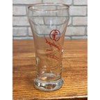 Vintage J. Leinenkugel Brewing Co. Mini Pilsner Glass Indian Maiden Logo Chippewa Falls, WI