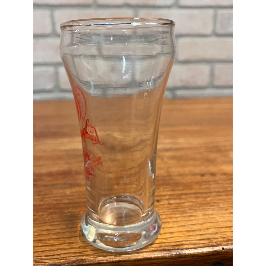 Vintage J. Leinenkugel Brewing Co. Mini Pilsner Glass Indian Maiden Logo Chippewa Falls, WI