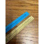 Vintage Smokey the Bear Advertising Wooden Rulers Blue "Dont Play w/ Matches"