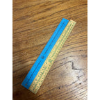 Vintage Smokey the Bear Advertising Wooden Rulers Blue "Dont Play w/ Matches"