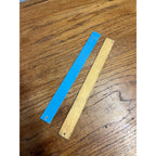 Vintage Smokey the Bear Advertising Wooden Rulers Blue "Dont Play w/ Matches"