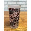Vintage Frosted State Drinking Glass Utah Hazel Atlas Map and Attractions Mormon