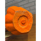 Vintage Halloween 5" Jack O' Lantern JOL Snack Nut Cup Pulp Paper Mache