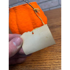 Vintage Halloween 5" Jack O' Lantern JOL Snack Nut Cup Pulp Paper Mache