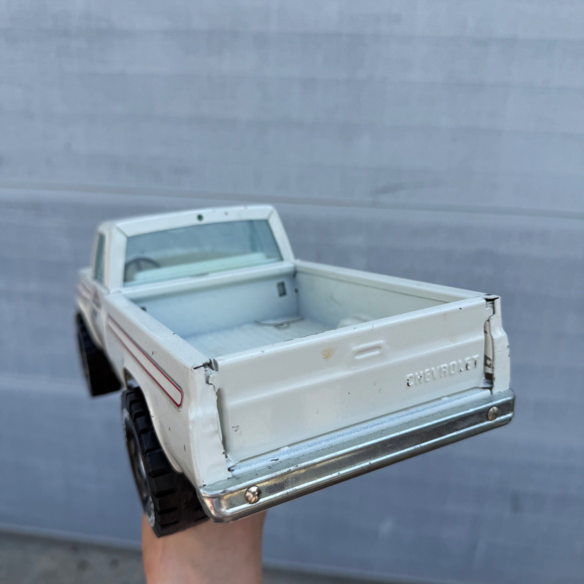 Vintage 1970s Chevy Briggs & Stratton Pick Up Truck By Nylint Pressed Steel 70s