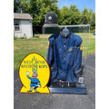 RARE Vintage West Bend Police Department Crime Prevention "Keystone Kop" Uniform & Display Case