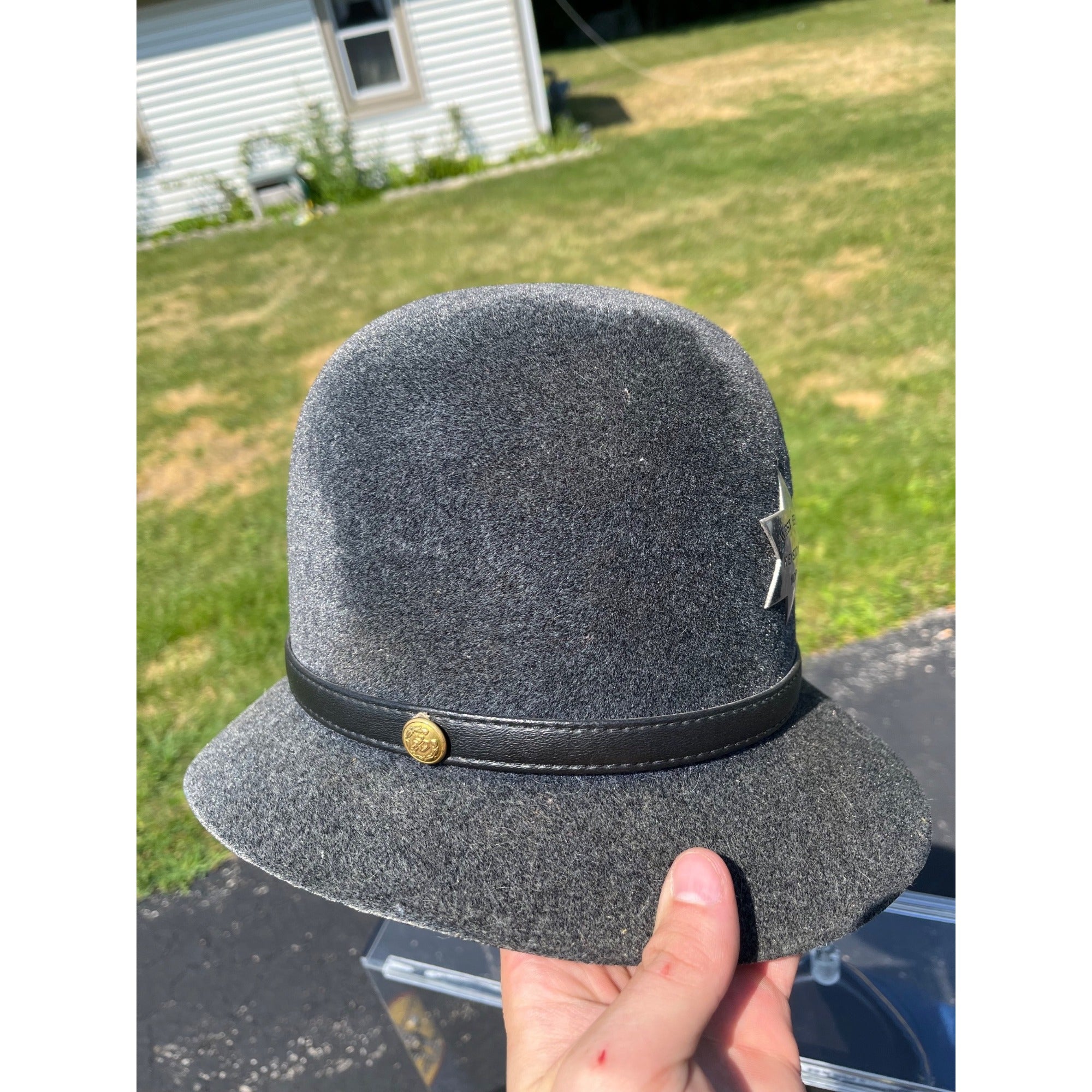 RARE Vintage West Bend Police Department Crime Prevention "Keystone Kop" Uniform & Display Case