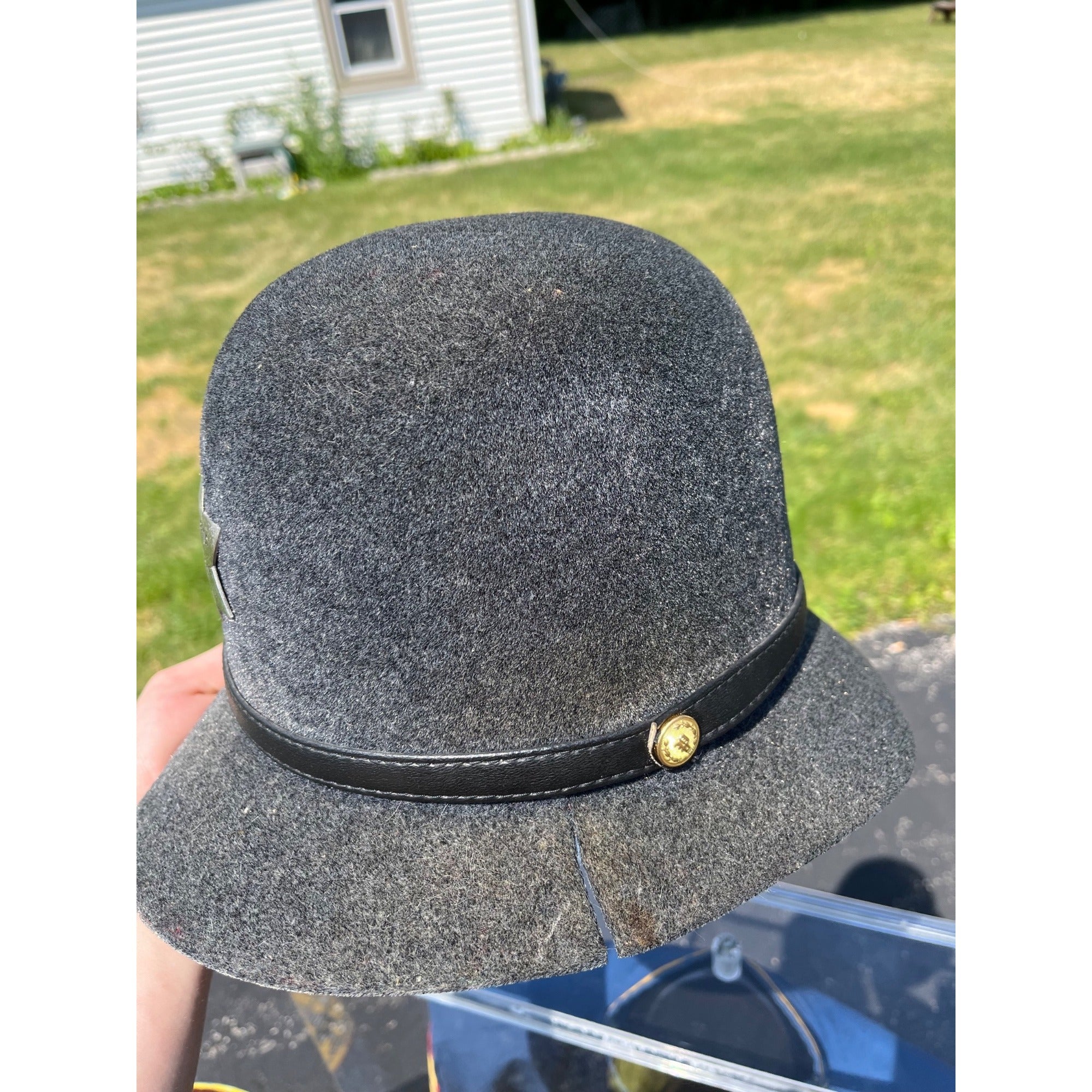 RARE Vintage West Bend Police Department Crime Prevention "Keystone Kop" Uniform & Display Case