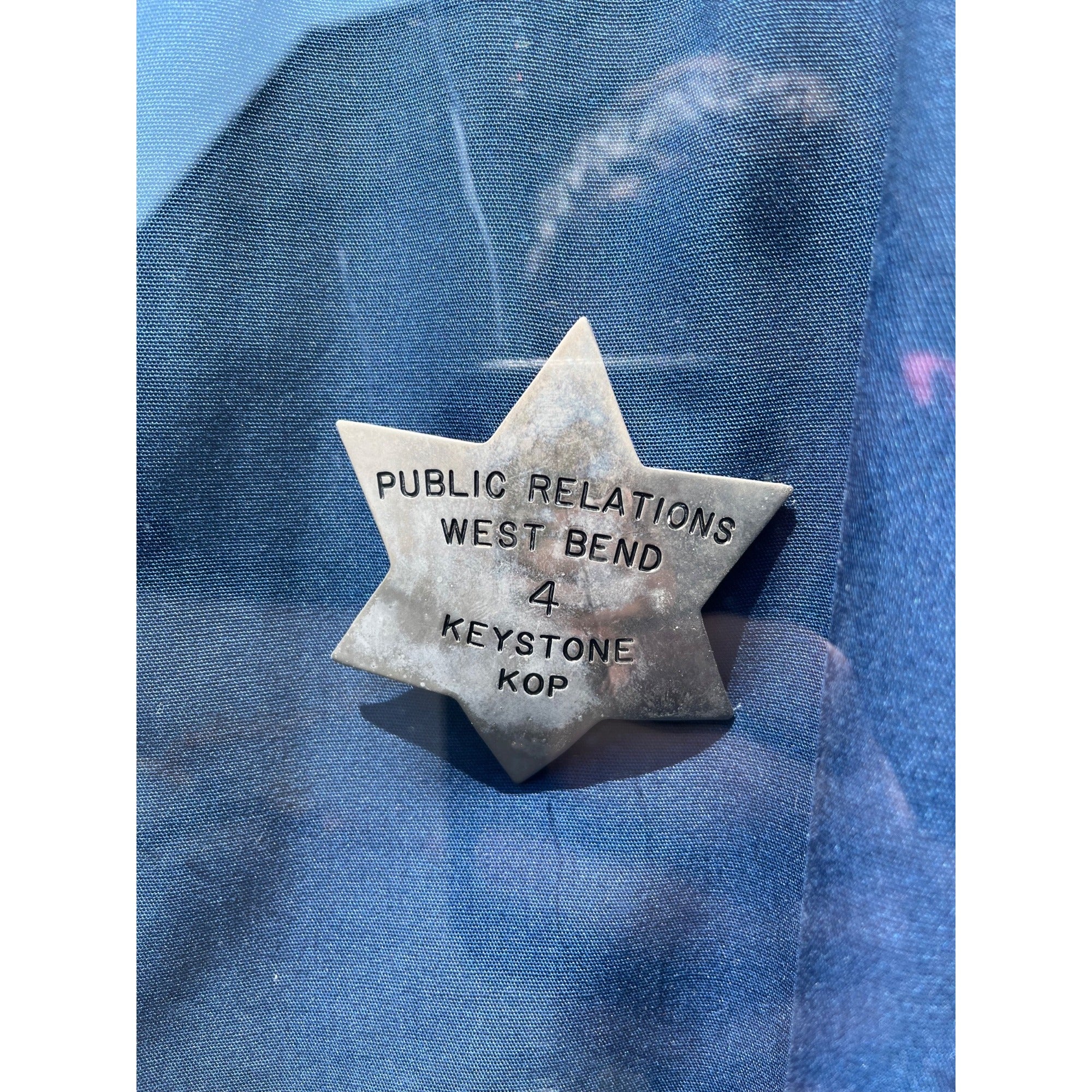 RARE Vintage West Bend Police Department Crime Prevention "Keystone Kop" Uniform & Display Case