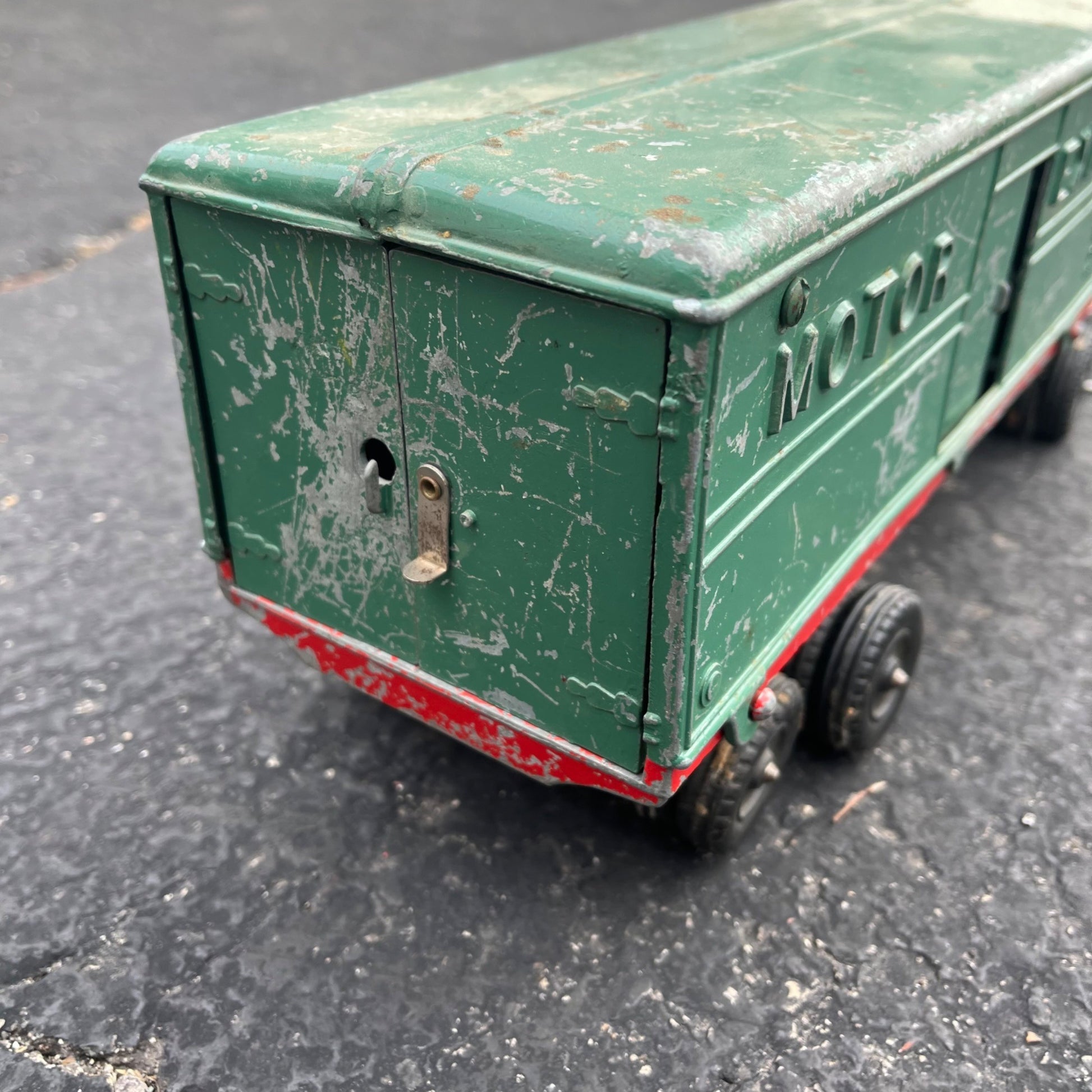 Vintage 1950s Hubley Kiddie Ford Motor Express No. 507 Semi Truck Diecast Toy