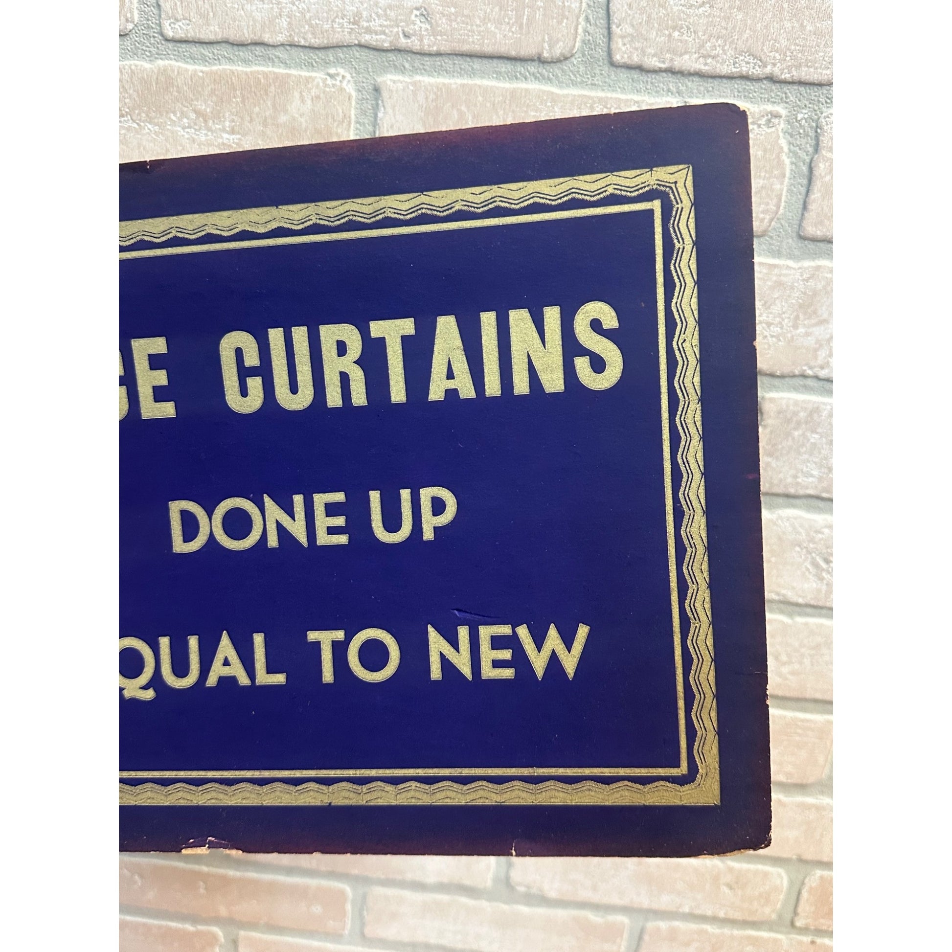 Vintage 1930s Dressmaking Store Display Window Cardboard Signs Lot (2)