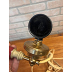 Vintage Telephone Rotary Phone Model D0-8 Victorian Style Brass - Japan - Red