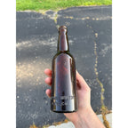 1910s Port Washington Wisconsin Amber Beer Bottle Embossed Brewing Co