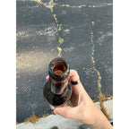 1910s Port Washington Wisconsin Amber Beer Bottle Embossed Brewing Co