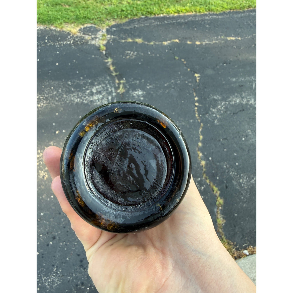 1910s Port Washington Wisconsin Amber Beer Bottle Embossed Brewing Co