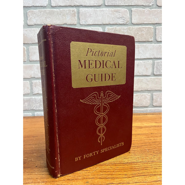 Vintage 1952 Pictorial Medical Guide Doctor Guide - Illustrated -- 776pgs