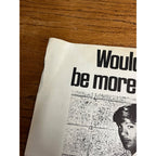 Vintage 70s Propaganda Poster Contraception Pregnant Man Family Planning