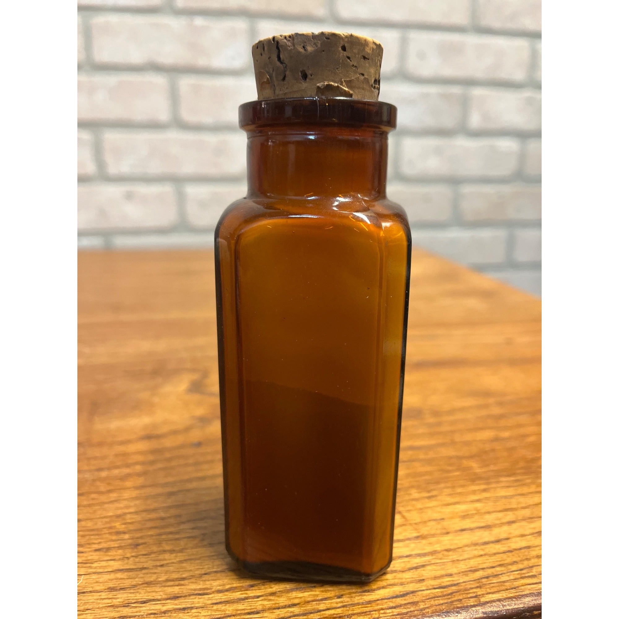 Antique 1900s Mucic Acid Eastman Kodak Apothecary Amber Glass Bottle w/ Label