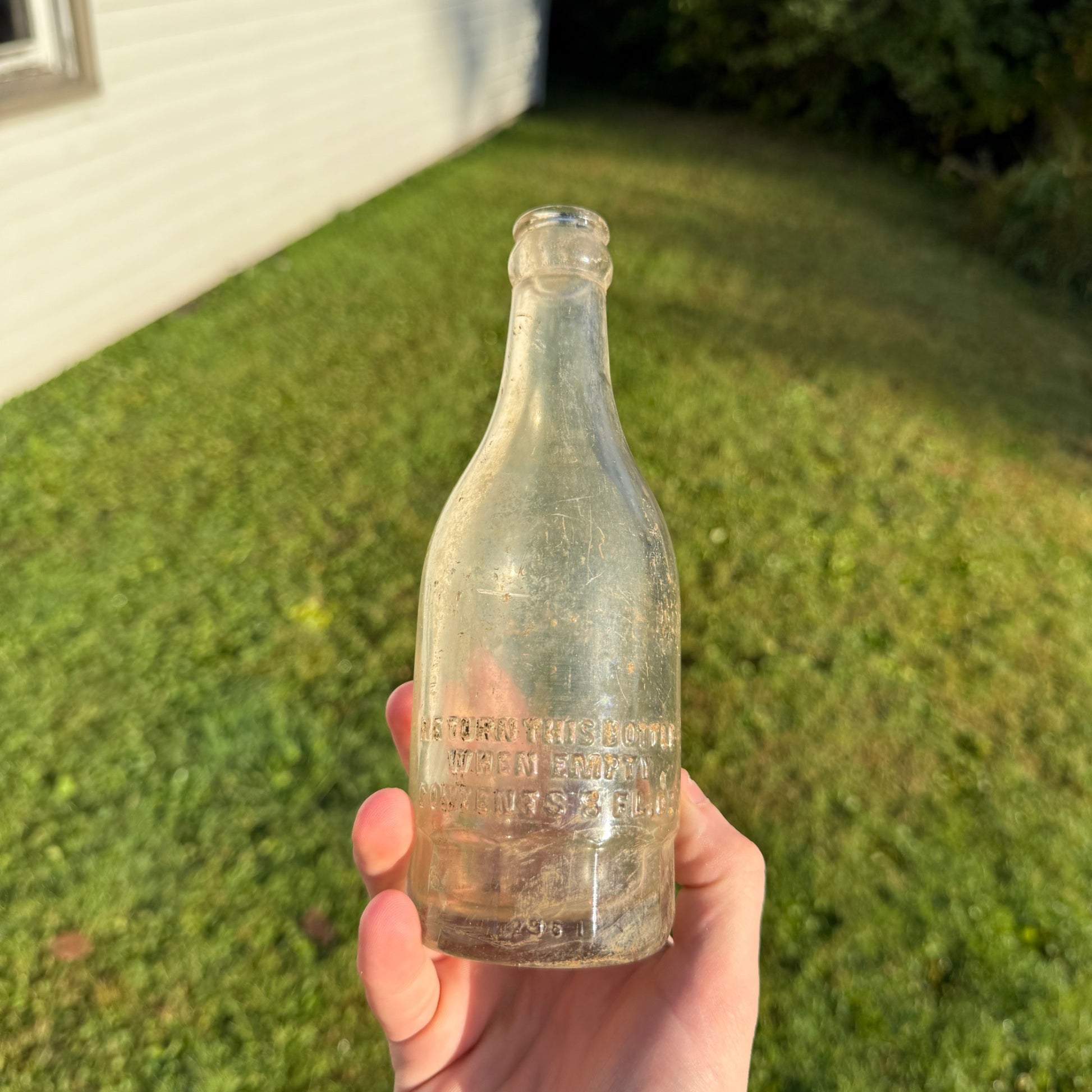 Vintage H. Nehring & Sons Fond du Lac Wisconsin Wis Soda Bottle Octagon base