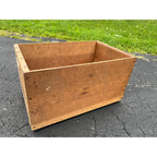 Old Pine Tree Brand Apples Wooden Crate Box Side Entiat Washington Xmas Farmhouse Decor