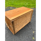 Old Pine Tree Brand Apples Wooden Crate Box Side Entiat Washington Xmas Farmhouse Decor
