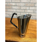 Vintage 1960s MCM Swedish Stainless Gense Mid-Century Modern Pitcher Ice Lip