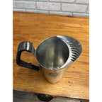 Vintage 1960s MCM Swedish Stainless Gense Mid-Century Modern Pitcher Ice Lip