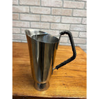 Vintage 1960s MCM Swedish Stainless Gense Mid-Century Modern Pitcher Ice Lip