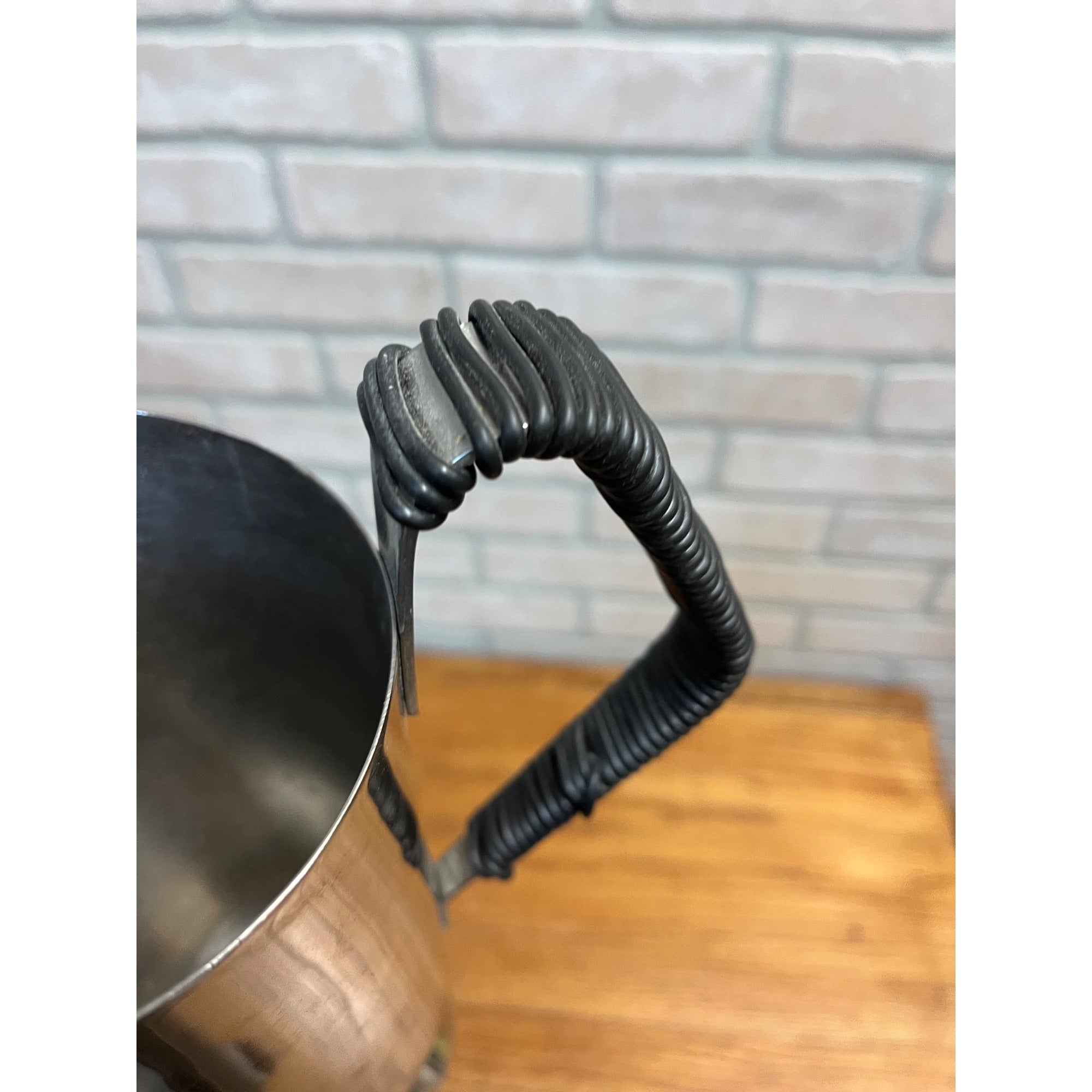 Vintage 1960s MCM Swedish Stainless Gense Mid-Century Modern Pitcher Ice Lip