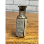 Antique Isdell Remedy Free Sample Medicine Bottle Syracuse NY Original Label c1900