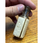 Antique Isdell Remedy Free Sample Medicine Bottle Syracuse NY Original Label c1900