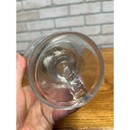 Antique Victorian EAPG Kerosene Oil Lamp 6.5" Finger Loop Fingerhold Farm