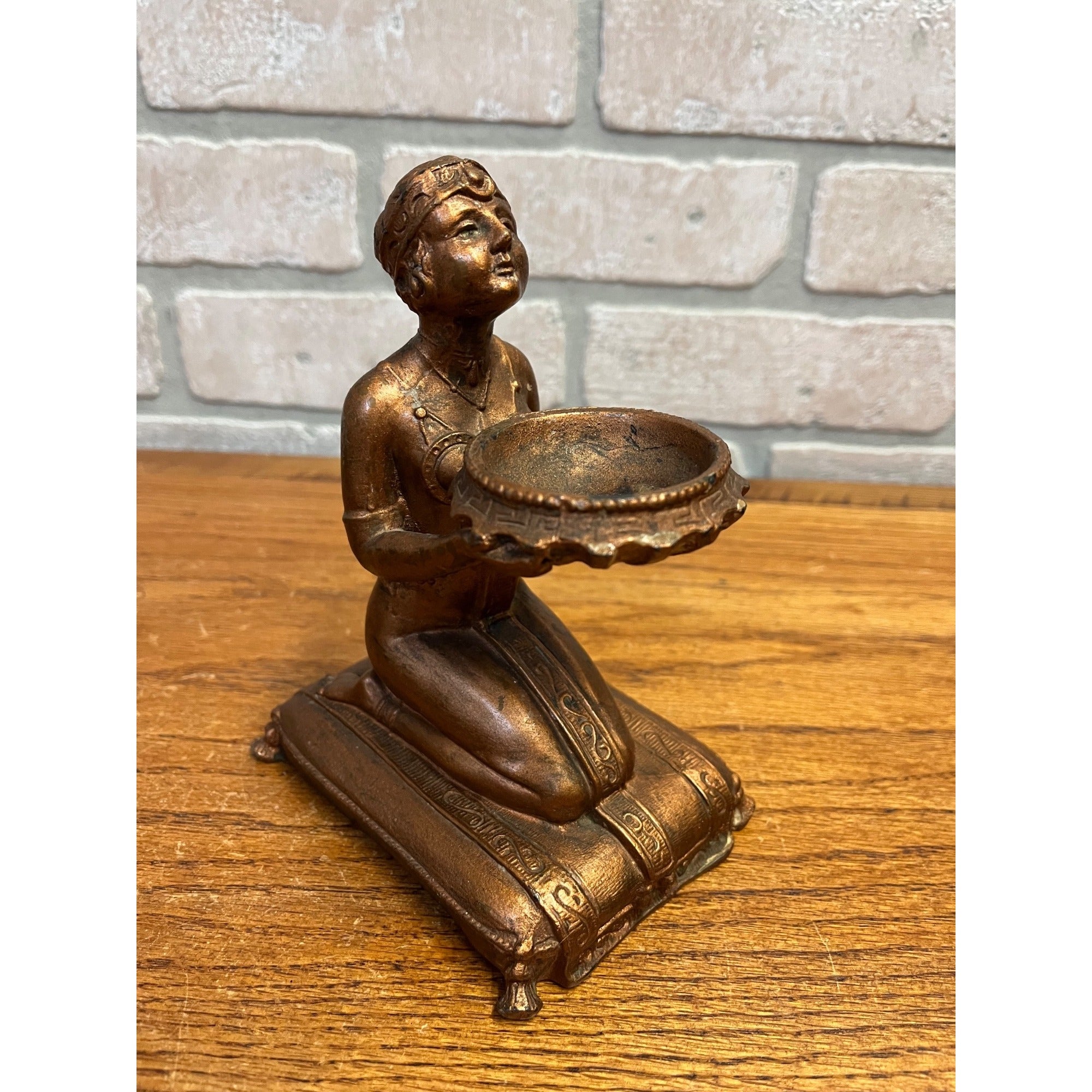 Original 1923 Ronson LV Aronson Egyptian Deco Nude Incense Burner Frankart Era