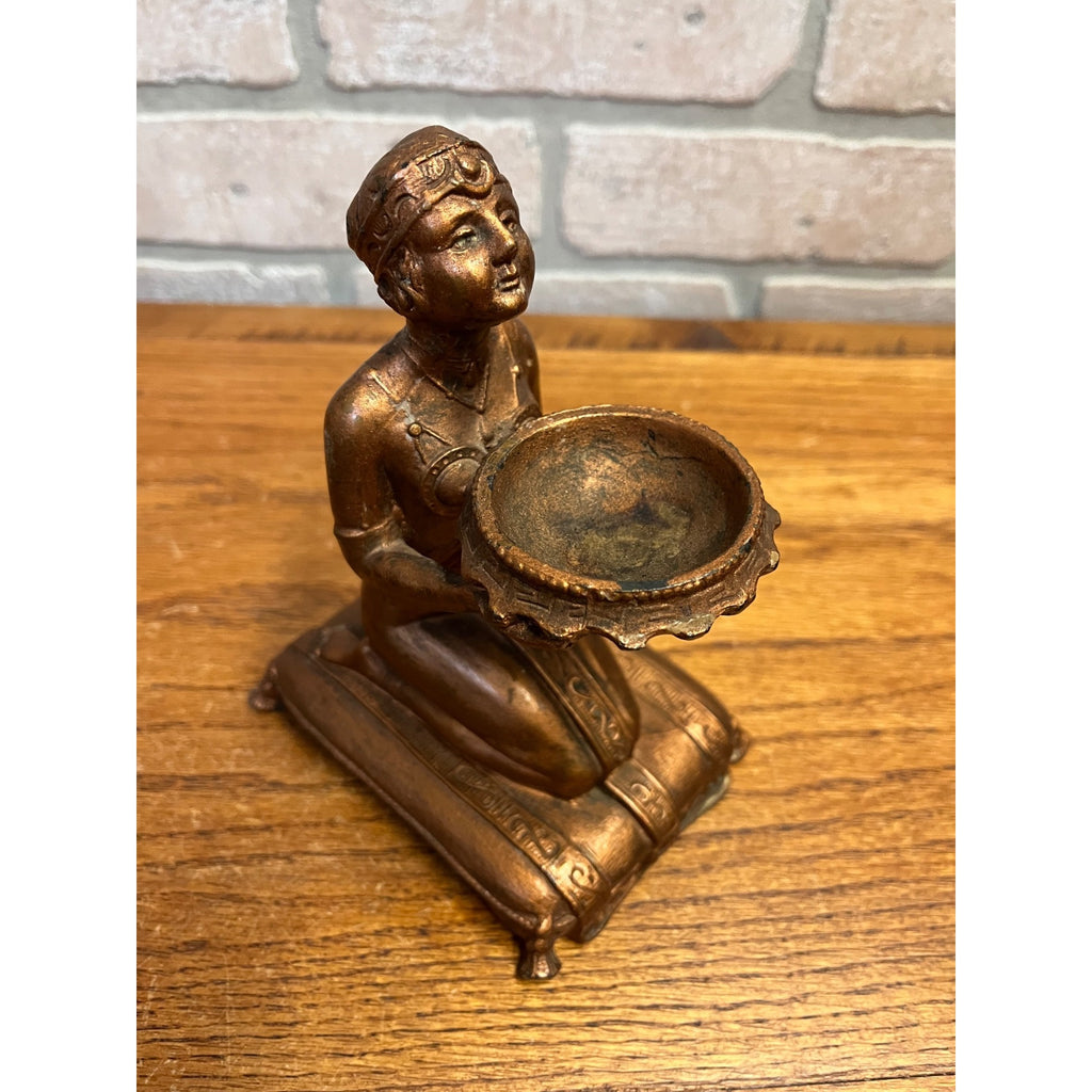 Original 1923 Ronson LV Aronson Egyptian Deco Nude Incense Burner Frankart Era