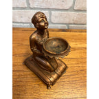 Original 1923 Ronson LV Aronson Egyptian Deco Nude Incense Burner Frankart Era
