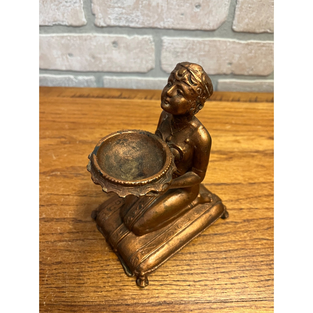 Original 1923 Ronson LV Aronson Egyptian Deco Nude Incense Burner Frankart Era