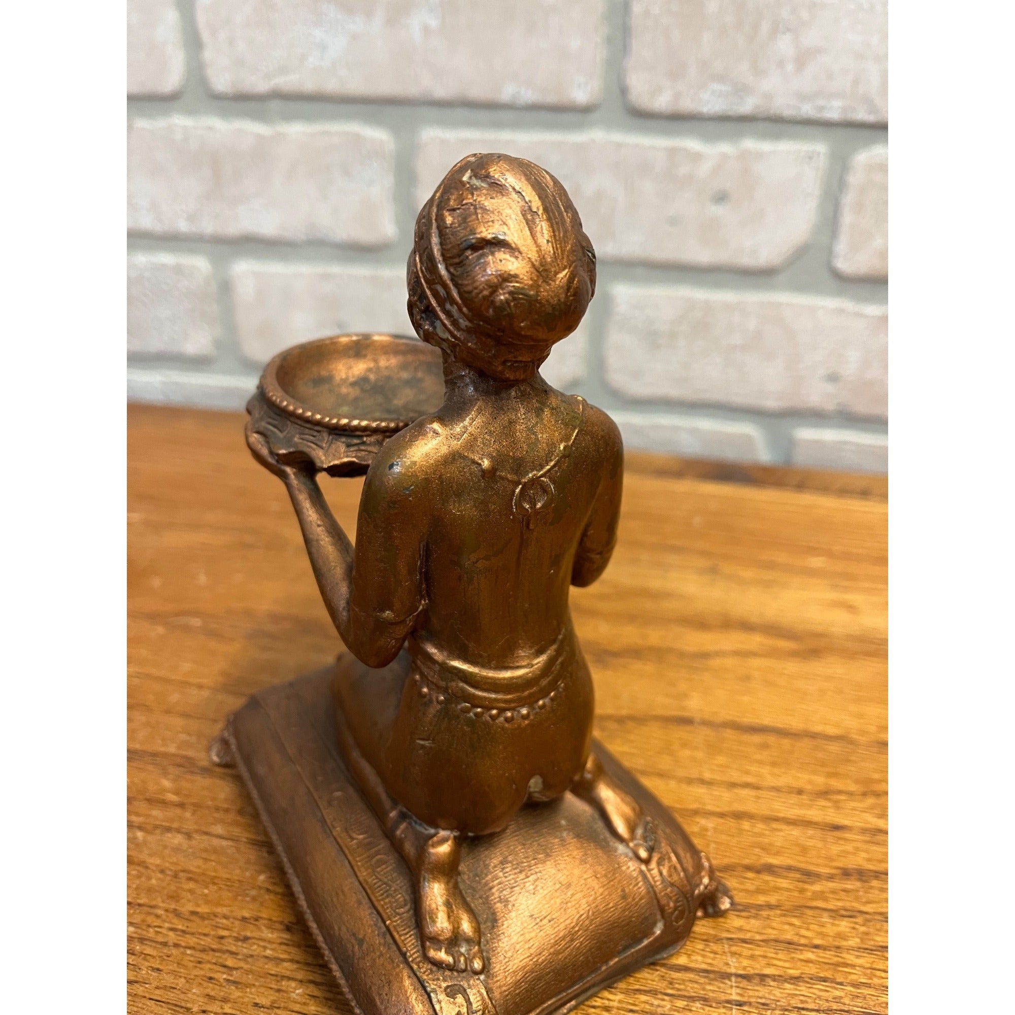 Original 1923 Ronson LV Aronson Egyptian Deco Nude Incense Burner Frankart Era