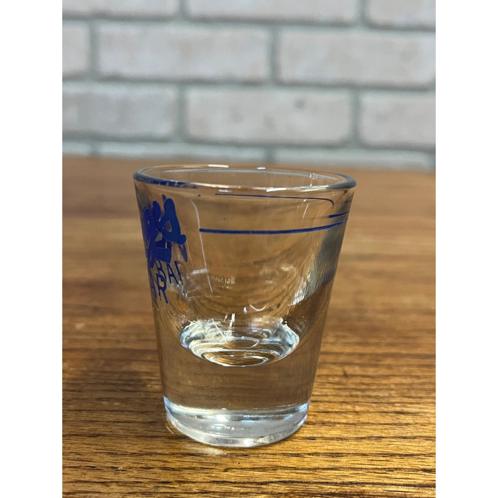 Vintage Jung's Bar West Bend Wisconsin Beer Shot Glass Advertising Wis WI