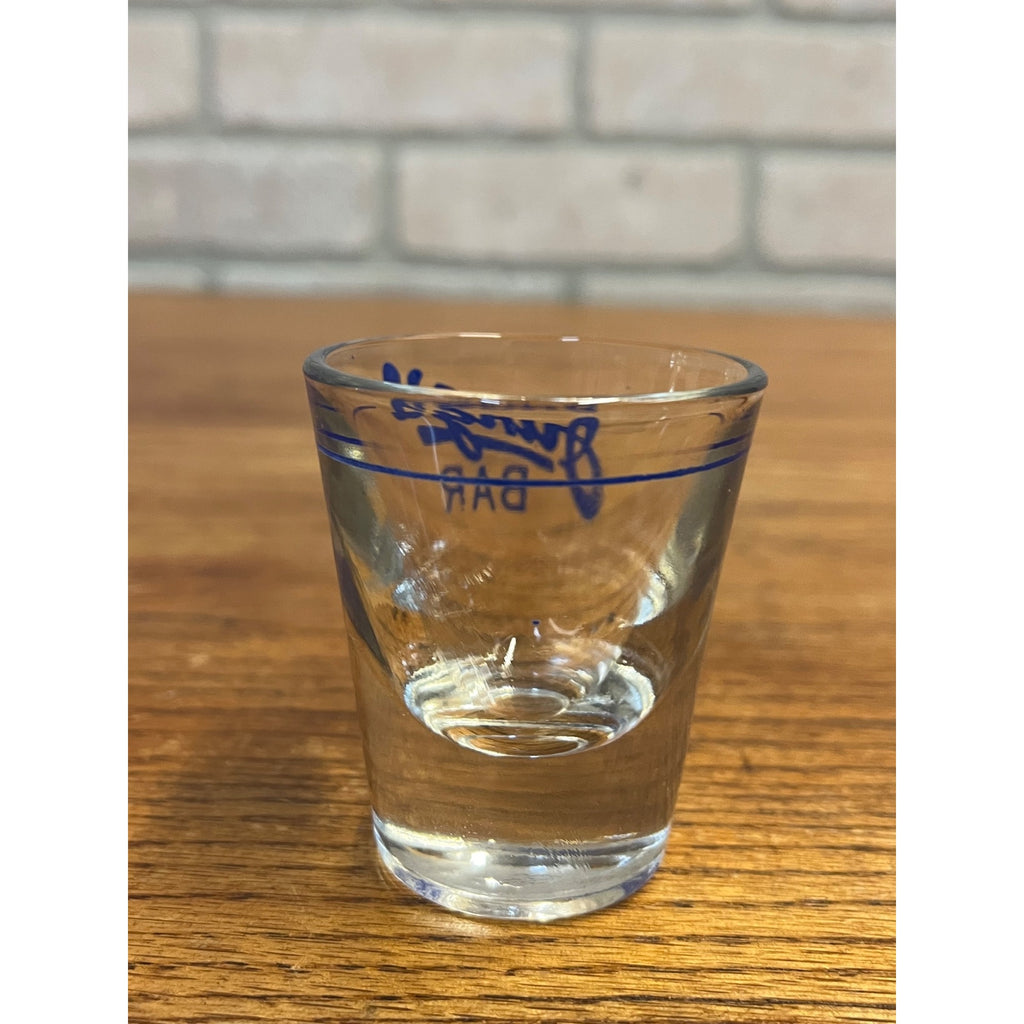 Vintage Jung's Bar West Bend Wisconsin Beer Shot Glass Advertising Wis WI