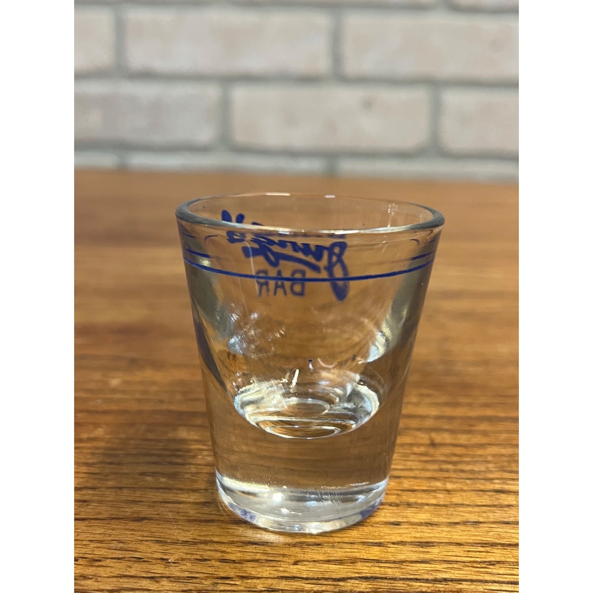 Vintage Jung's Bar West Bend Wisconsin Beer Shot Glass Advertising Wis WI