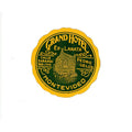 1920s Vintage, old luggage, baggage label - Grand Hotel Ex-Lanata - Montevideo, URUGUAY