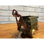 Original 1929 Hubley 10” Mack Bell Telephone Truck w/ Trailer - Superb Example