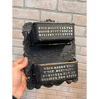 Antique Eclipse Stoves Cast Iron Advertising Wall Pocket Match Holder Striker
