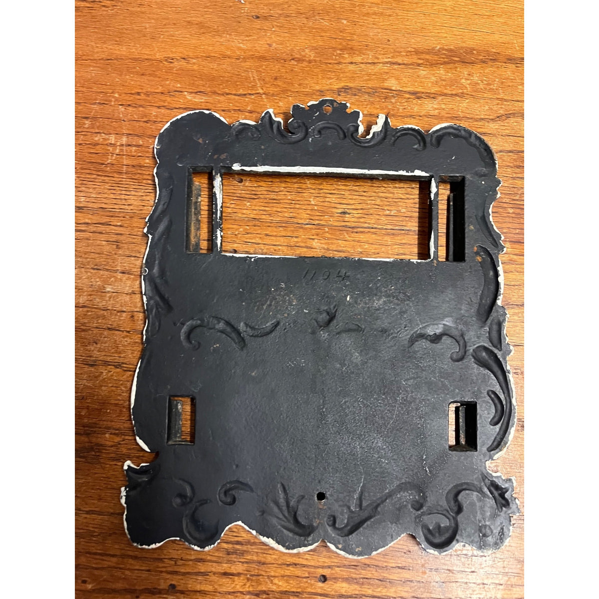 Antique Eclipse Stoves Cast Iron Advertising Wall Pocket Match Holder Striker
